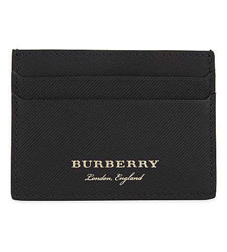 burberry trench leather card case|Burberry card case wallets.